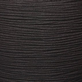 Capi Γλάστρα Οβάλ Nature Rib Μαύρη 43 x 41 εκ. KBLR933