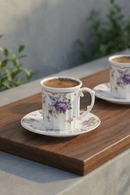 Stewehome Σετ πορσελάνινων φλιτζανιών καφέ για 6 άτομα Πολύχρωμο