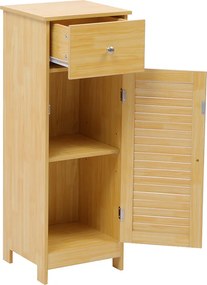 Ντουλάπι-στήλη Chesy pakoworld mdf σε φυσική απόχρωση 32x30x87εκ