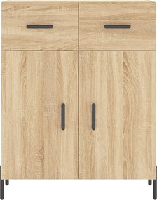 vidaXL Ντουλάπι Sonoma Δρυς 69,5 x 34 x 90 εκ. από Επεξεργασμένο Ξύλο