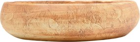 vidaXL Νιπτήρας Οβάλ Καφέ 59 x 40 x 15 εκ. Κεραμικός
