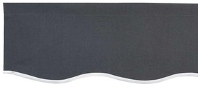 vidaXL Κουρτίνα Σκηνής Ανθρακί 230 x 20 εκ. Καραβόπανο