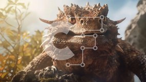 Σετ των 2 Intra Συλλεκτικό Ξύλινο Παζλ Plywood 4mm - Majestic Dragon με θέα σε ένα καταπράσινο δάσος Σε Ξύλινο Κουτί - Διαστάσεις: 10x10 cm – 25 κομμάτια