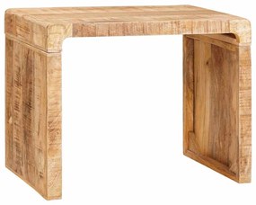 vidaXL End Table Καφέ 60 x 35 x 46 εκ. Στερεό ξύλο μάνγκο
