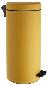 Κάδος Απορριμμάτων Soft Close 20Lt 18-310-603 25x55cm Matte Yellow Pam&Co Stainless Steel