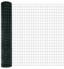 vidaXL Euro Fence με 7 Πασσάλους 1.5x10 m Γαλβανισμένος Χάλυβας Πράσινος