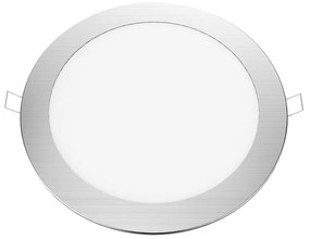 ΝΙΚΕΛ ΜΑΤ ΣΤΡΟΓΓΥΛΟ LED ΠΑΝΕΛ ΧΩΝΕΥΤΟ 18W 4000K 1800Lm Φ220mm 230V AC Ra80 ACA PENU1840RNM