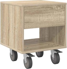 vidaXL Κομοδίνο Δρύς Sonoma 40,5 x 40 x 48 εκ. Επεξεργασμένο ξύλο