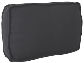 vidaXL Μαξιλάρι Παλέτας για πλάτη Μαύρο 70x40x12 εκ, υφασμάτινο Oxford.