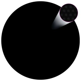 vidaXL Κάλυμμα Πισίνας Μαύρο 488 εκ. από Πολυαιθυλένιο