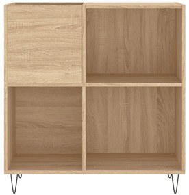 vidaXL Δισκοθήκη Sonoma Δρυς 84,5 x 38 x 89 εκ. από Επεξεργασμένο Ξύλο