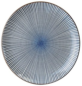 Πιάτο Sendan Tokusa 2572 D15,5cm Blue Tokyo Design Porcelain
