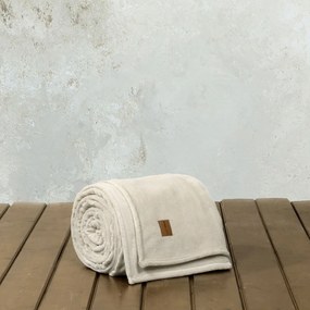 Κουβέρτα Fleece Υπέρδιπλη (220x240) Nima Alpa L.Beige