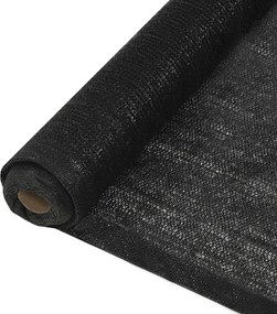vidaXL Δίχτυ Σκίασης Μαύρο 2 x 25 μ. από HDPE