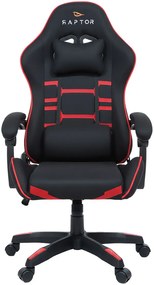 Καρέκλα Gaming Raptor Inferno-Kokkino