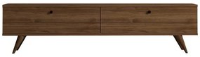 Έπιπλο τηλεόρασης Jate pakoworld σε καρυδί απόχρωση 160x25x40εκ