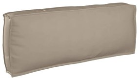 vidaXL Μαξιλάρι Παλέτας Για Πλάτη Ταυπέ 120 x 40 x 12 εκ, Ύφασμα Oxford
