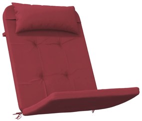 vidaXL Μαξιλάρια Καρέκλας Adirondack 2 τεμ. Μπορντό από Ύφασμα Oxford