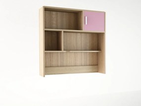 Εταζέρα σε χρώμα δρυς-ροζ 100x30x100 500-00235