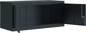 vidaXL Αρχειοθήκη Ανθρακί 90 x 40 x 220 εκ. Ατσάλινη