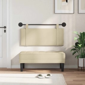 vidaXL Κρεμαστό Κεφαλάρι Κρεμ ύφασμα