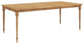 vidaXL Τραπέζι Batavia 200 x 100 x 75 εκ. από Μασίφ Ξύλο Teak