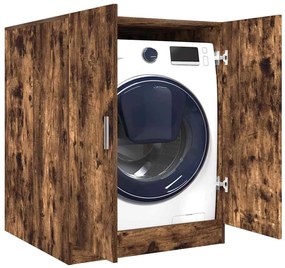 vidaXL Ντουλάπι Πλυντηρίου Καπνιστός Δρυς 71 x 71,5 x 91,5 εκ.