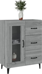 vidaXL Ντουλάπι Γκρι Sonoma 69,5 x 34 x 90 εκ. από Επεξεργασμένο Ξύλο