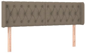vidaXL Κεφαλάρι με Πτερύγια Taupe 147x16x78/88 εκ. Υφασμάτινο