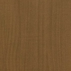 Πλαίσιο Κρεβατιού Καφέ Μελί 100 x 200 εκ. Μασίφ Ξύλο Πεύκου - Καφέ