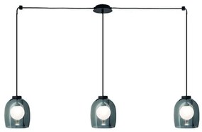 Κρεμαστό Φωτιστικό Οροφής 3xG9 LED 5W IP20 Μαύρο 22146 Zambelis-22146-Μαύρο 22146