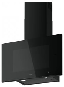 Franke AQ SENSE FKAS A80 BK Μαύρο Κρύσταλλο Επιτοίχια Καμινάδα 80cm