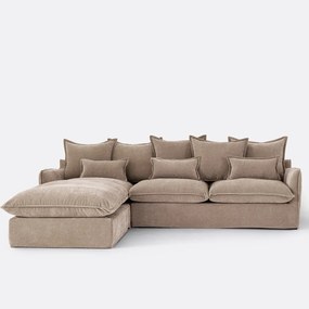 Κάλυμμα γωνιακού καναπέ από μελανζέ πολυεστέρα, ODNA