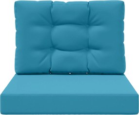 vidaXL Μαξιλάρι Καναπέ Εξωτερικού Χώρου 2 pcs Βασιλικό Μπλε