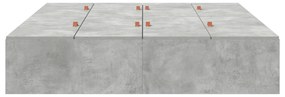 vidaXL Κρεβάτι Αποθήκευσης Σκούρο Γκρι 140x200 εκ.