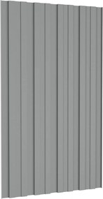 vidaXL Πάνελ Οροφής 36 τεμ. Γκρι 80 x 45 εκ. από Γαλβανιζέ Ατσάλι