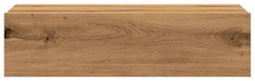 Σετ ντουλάπι τηλεόρασης 2 τεμαχίων με φώτα LED Artisan Oak 856346