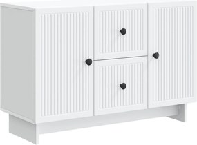 vidaXL Πλαϊνό γραφείο Λευκό 89 x 34,5 x 60 εκ. Επεξεργασμένο Ξύλο