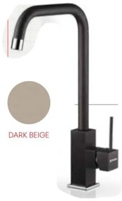 Pyramis Adelita Μπαταρία Κουζίνας Αναμεικτική Dark Beige