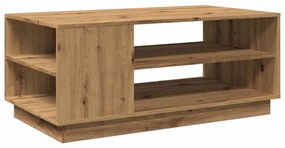 Τραπεζάκι σαλονιού Artisan Oak 102x55x43 cm Κατασκευασμένο ξύλο 856801