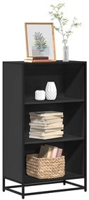 ντουλάπι βιβλίων vidaXL Μαύρο 60x35x107,5 cm Κατασκευασμένο ξύλο