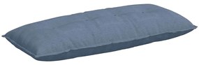 vidaXL Μαξιλάρι Πλάτης Μπλε 120 x 50 cm Υφασμάτινο Κορντουρά