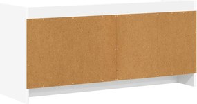 vidaXL Ντουλάπι TV 102 x 33 x 47 εκ Λευκό Επεξεργασμένο Ξύλο