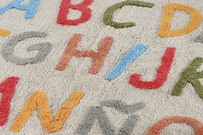 Χαλί Home ESPRIT Λευκό Πολύχρωμο Παιδικά 100 x 150 x 1,5 cm