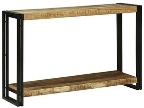 Τραπέζι κονσόλας Καφέ 120 x 33 x 75 εκ Στερεό ξύλο μάνγκο