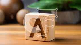 Intra Συλλεκτικό Ξύλινο Παζλ Plywood  4mm - Ξύλινο μπλοκ με σκαλιστό γράμμα 'a' σε ξύλινη επιφάνεια Σε Ξύλινο Κουτί - Διαστάσεις: 10x10 cm – 25 κομμάτια