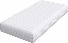 vidaXL Στρώμα Λευκός 80 x 160 cm Τσέπες ελατηρίων