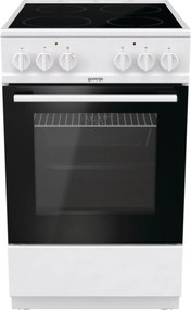 Gorenje GEC5A61WG-740527 Κουζίνα 70lt με Κεραμικές Εστίες Π50εκ.