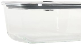 Κυτίο Γεύματος Home ESPRIT Διαφανές πολυπροπυλένιο Βοροπυριτικό γυαλί 800 ml