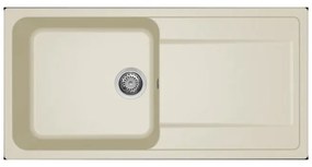 Νεροχύτης κουζίνας LIFE 480 Bianco Antico 62 ELLECI 100x50cm